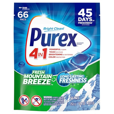 330 Purex 4-in-1 Laundry Detergent Pacs