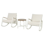 3 Piece Outdoor Rocker Set