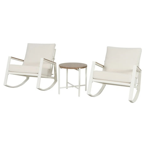 3 Piece Outdoor Rocker Set