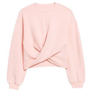 Women's Bounce Fleece Twist Front Top