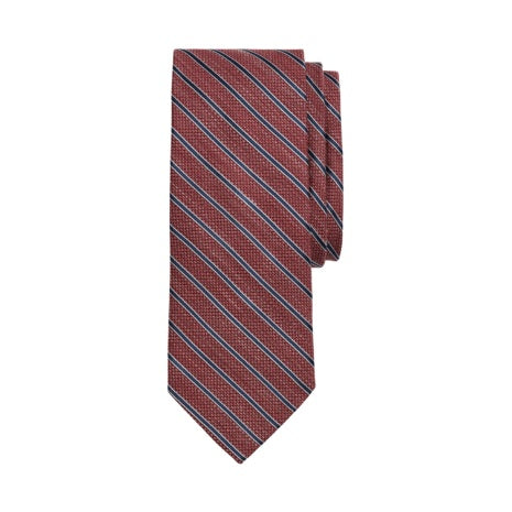 Silk Linen Striped Tie