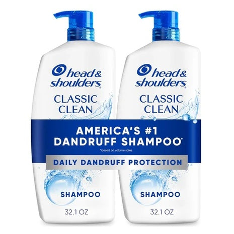 2 Big Bottles Head & Shoulders Shampoo With Pump On Sale
