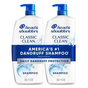 2 Big Bottles Head & Shoulders Shampoo With Pump On Sale