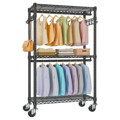 Rolling Clothes Rack