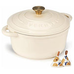 4.5QT Enameled Cast Iron Dutch Oven (5 Colors)