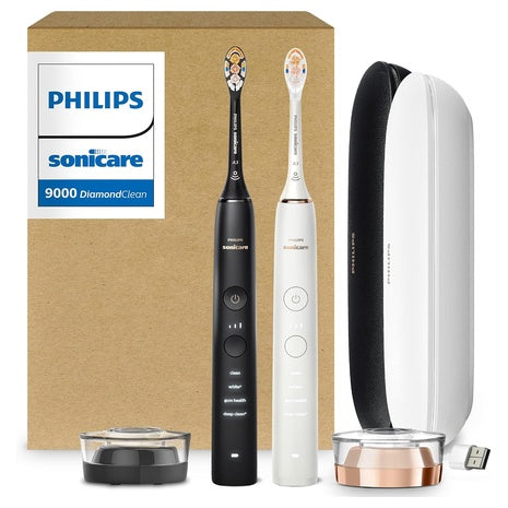 2-Pack Philips Sonicare Diamond Clean 9000 Electric Toothbrush (2 Colors)