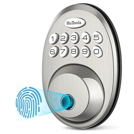 HuTools Biometric Keyless Entry Deadbolt Door Lock