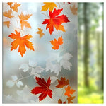 17x39 Frosted Maple Leaf Window Film, Sparkle