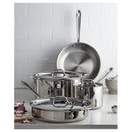 All-Clad D3 Stainless Steel 7-Piece Cookware Set + 6-Qt Enameled Dutch Oven