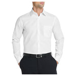 Van Heusen Men's Dress Shirt Fitted Poplin Solid