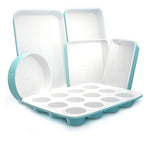 6-Piece NutriChef Carbon Steel Nonstick Baking Pan Set