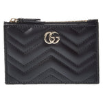 Gucci Women's GG Marmont Zip Leather Key Pouch