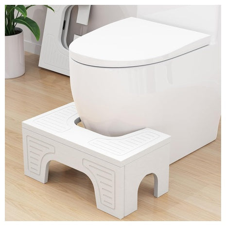 Adjustable Bamboo Foldable Toilet Stool