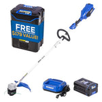 Kobalt 80-Volt 16” Straight Shaft Battery String Trimmer with 2.5Ah Battery & Charger