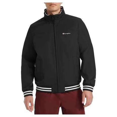 Champion Men's Water-Resistant Varsity Bomber Jacket