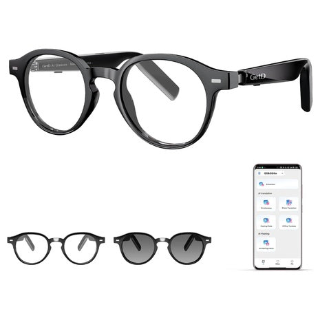 GetD Unisex AI Smart Glasses With ChatGPT 145 Language