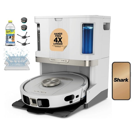 Shark PowerDetect 2-in-1 Robot Vacuum & Mop with NeverTouch Pro Base