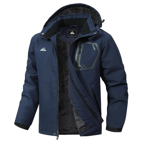Men's Waterproof Padded Warm Lined Ski Jacket (4 Colors)