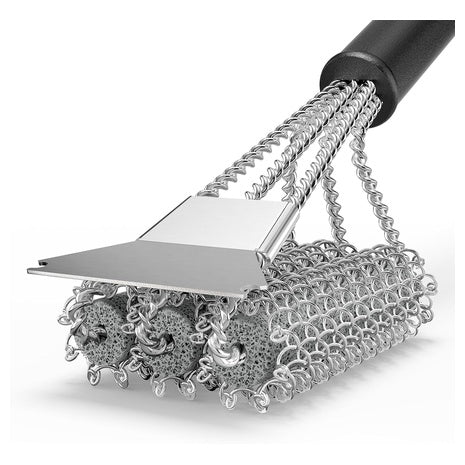 Bristle-Free Grill Brush & Scraper