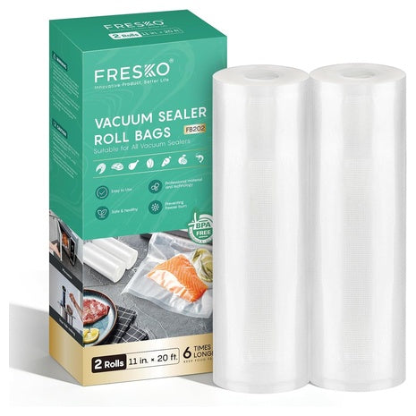 2 Rolls Fresko Vacuum Sealer Bags