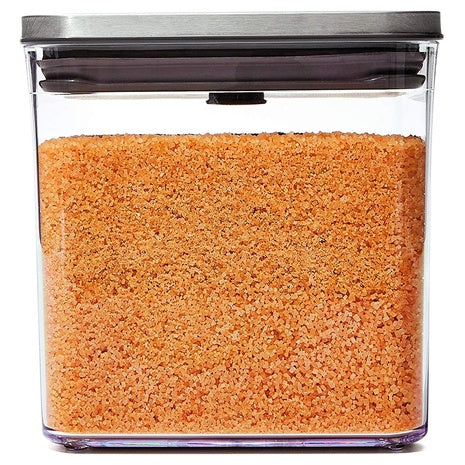 OXO Steel POP 2.8 Qt Big Short Square Container