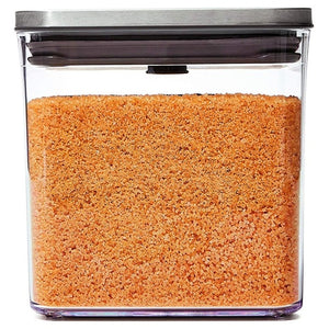 OXO Steel POP 2.8 Qt Big Short Square Container