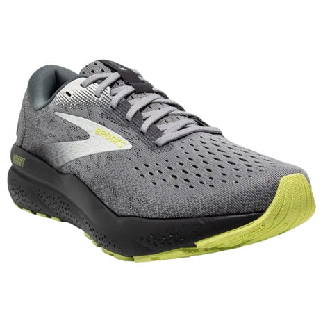 Brooks Men's Ghost 16 Neutral Running Shoes (Primer/Grey/Lime)