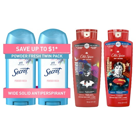 Save Big on Secret, Old Spice, Olay & Ivory Body Wash/Deodorant + $10 Amazon Credit!