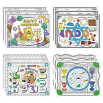 12 Passover Coloring Placemats