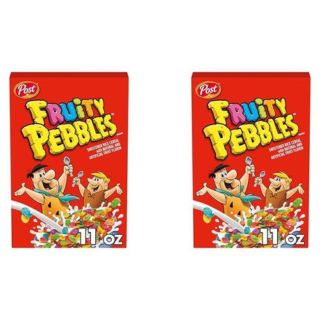 2 Boxes Fruity Pebbles Cereal