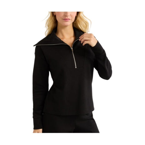 Women's Half Zip Pullover Collar Sweatshirt