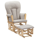 Suite Bebe Contempo Wooden Glider & Ottoman