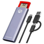 KingSpec M.2 NVMe SSD Enclosure With USB C To C+A OTG Cable