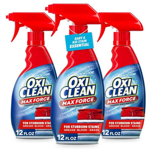 12 12oz OxiClean Max Force Laundry Stain Remover Spray