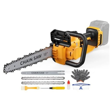 12" Trexeen Electric Brushless Mini Chainsaw With Security Lock