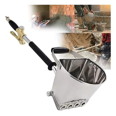 120 PSI 100 CFM Cement Mortar Sprayer Gun With 4 Jet Nozzles