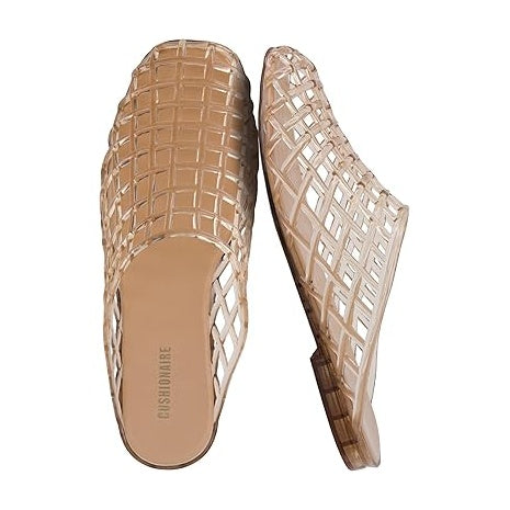Cushionaire Jelly Flat Mules (3 Colors)
