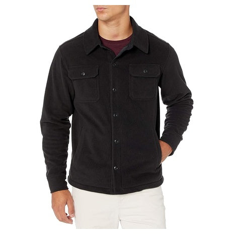 Amazon Essentials Men's Long-Sleeve Polar Fleece Shirt Jacket