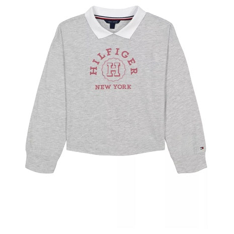Tommy Hilfiger Girls' Collared Sweatshirt