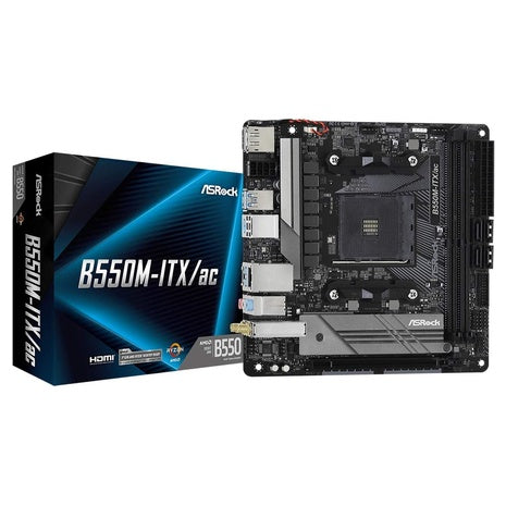 ASRock B550M-ITX/AC Mini ITX High-Performance Motherboard
