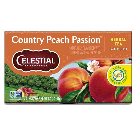 20 Celestial Seasonings Country Peach Passion Herbal Tea Bags