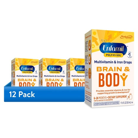 12-Pack Enfamil Poly-Vi-Sol With Iron Drops