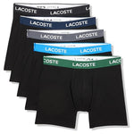 5-Pack Lacoste Men's Cotton Stretch Essentials Boxer Briefs
