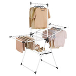 Foldable & Adjustable 2-Tier Laundry Drying Rack