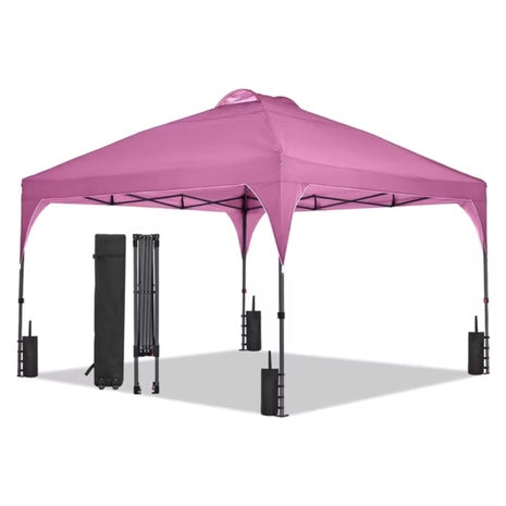 Ainfox 12'x12' Pop Up Canopy Tent With 4 Removable Walls