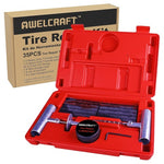 35-Piece Awelcraft Heavy Duty Tire Plug Kit W/ T-Handle Tools & Storage Case