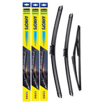 3-Pack Front And Rear Wiper Blades
