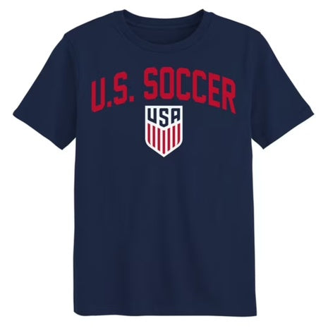 USA Men's Logo Soccer Navy Arch-Over Logo T-Shirt