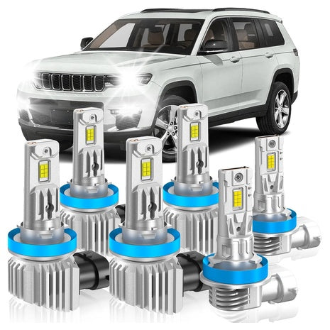 6-Pack GQWISCL Fit For Jeep 2019-2021 Grand Cherokee Light Bulbs