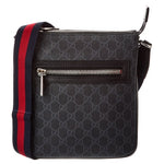 Gucci Men's Small GG Supreme Canvas & Leather Crossbody